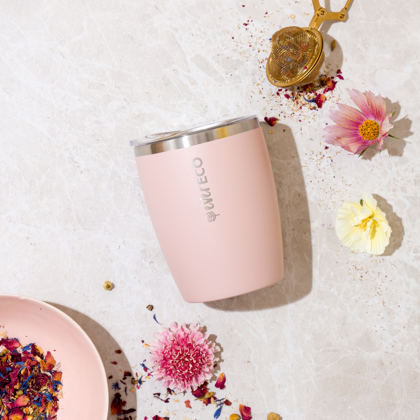 EVER ECO Insulated Coffee Cup Rose 295ml