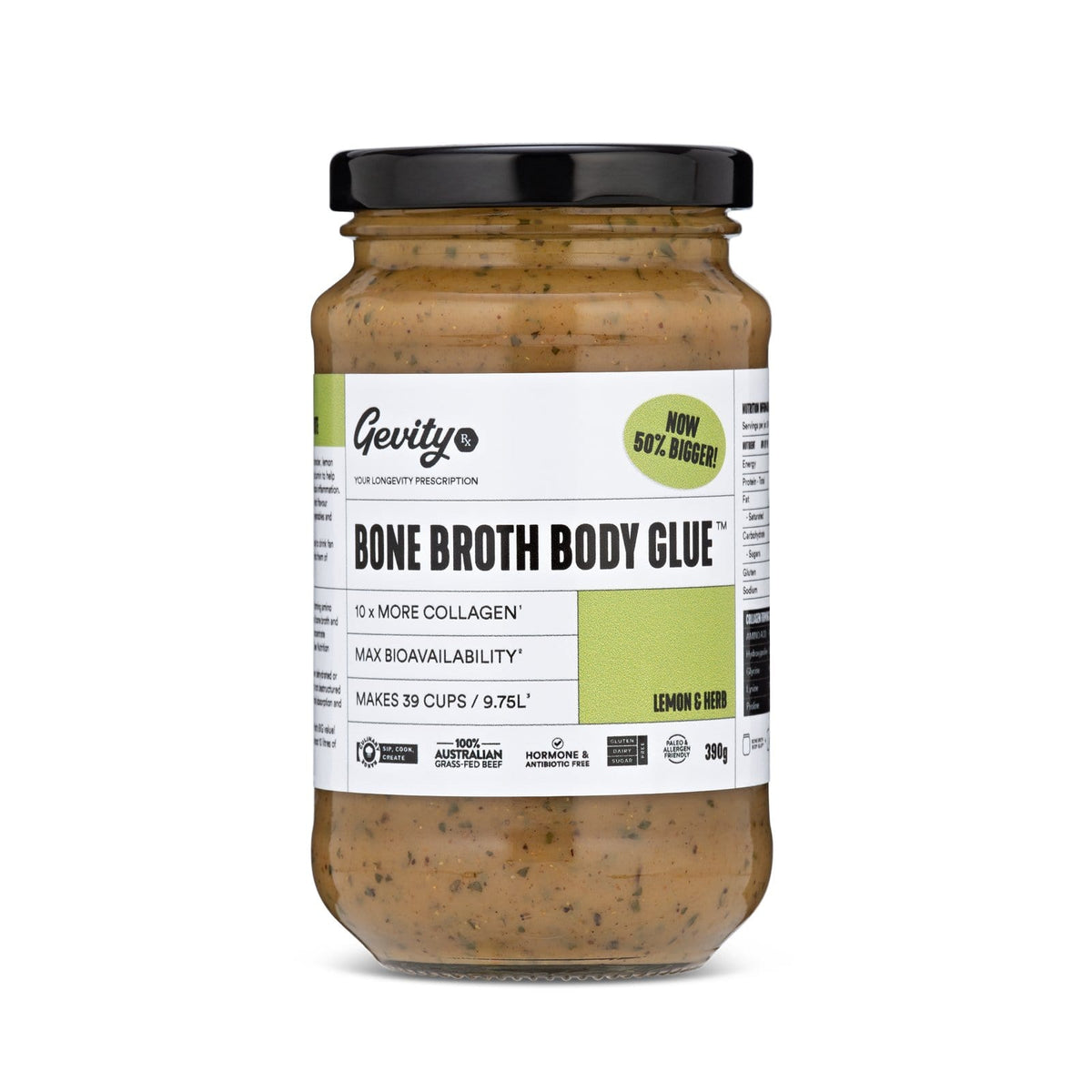 Gevity Bone Broth Lemon & Herb 260g