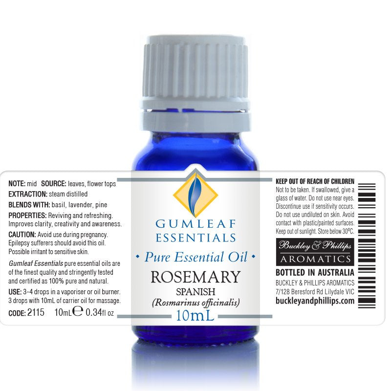 Gumleaf Essential Oil Rosemary 10ml