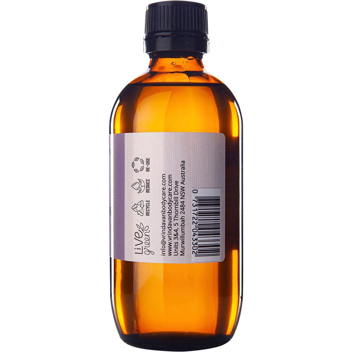 Vrindavan Castor Oil Amber Bottle 200ml