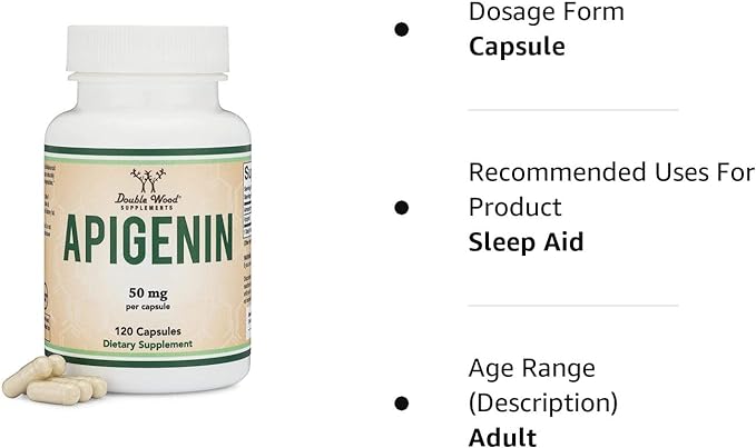 Doublewood Apigenin 50mg 120s