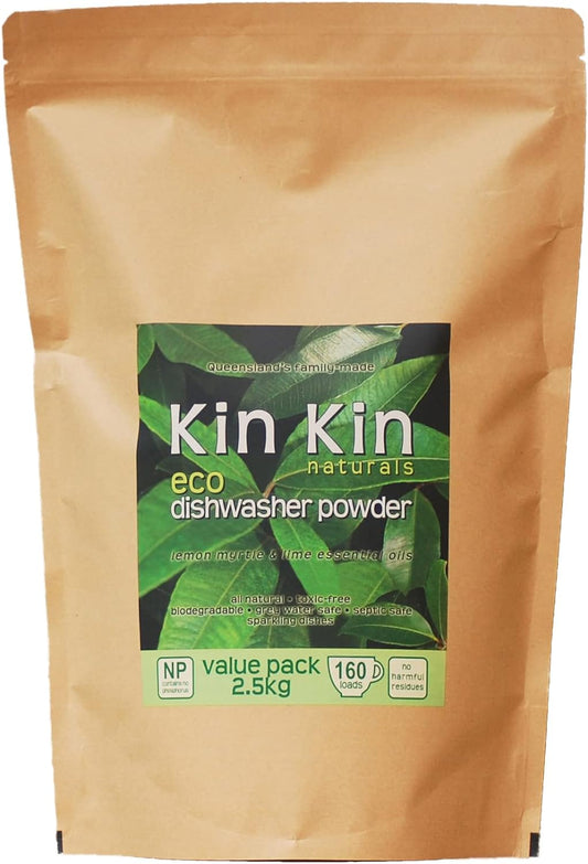 Kin Kin Dishwashing Powder Lemon Myrtle and Lime 1.1kg