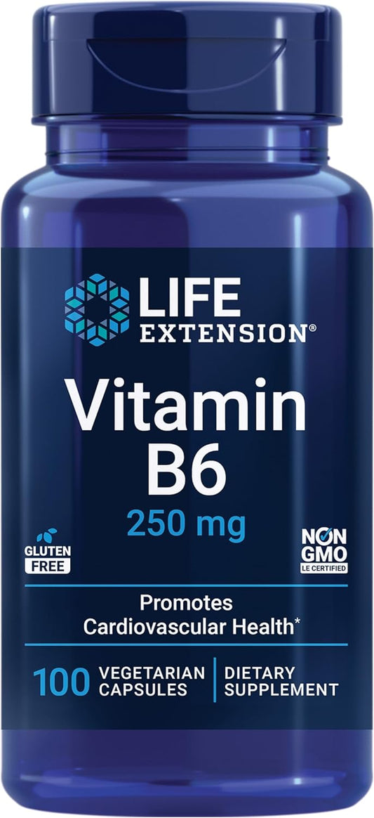 Life Extension Vitamin B6  100 Capsules