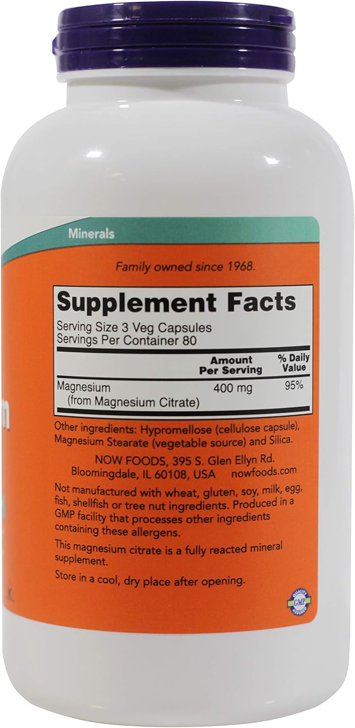 Now Foods Magnesium Citrate 240s