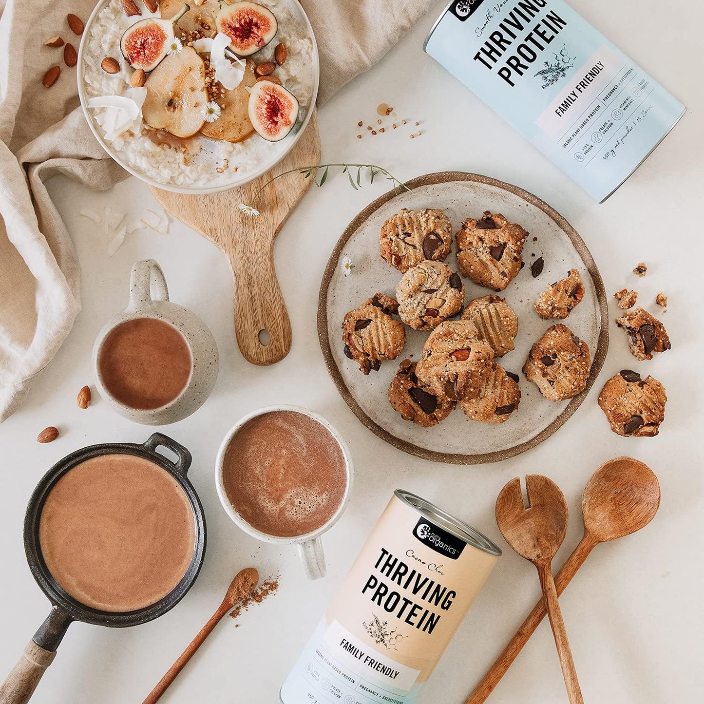 Nutra Organics Thriving Protein SMOOTH VANILLA 450g