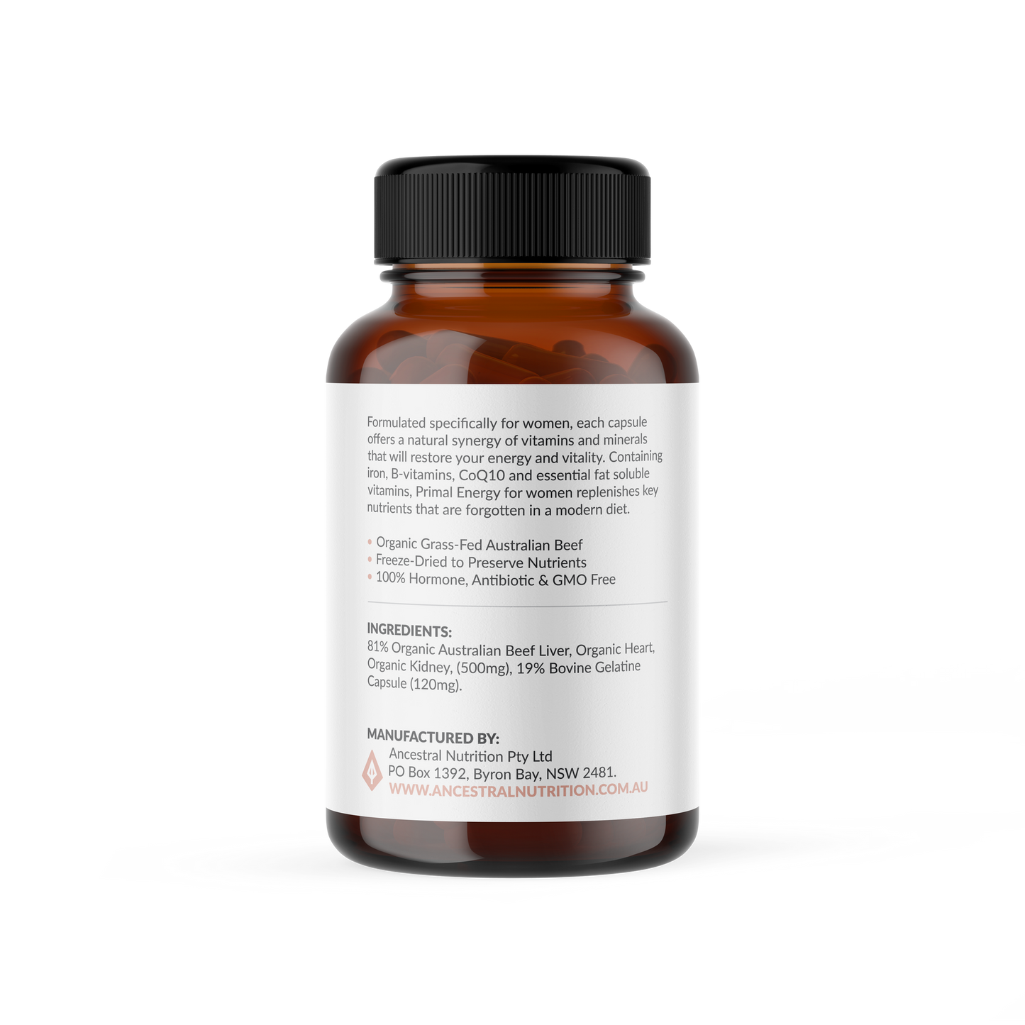 Ancestral Nutrition Primal Energy WOMENS 120s