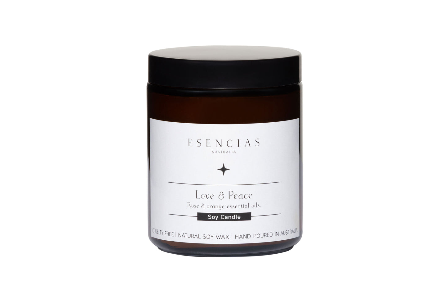 Esencias Love & Peace Soy Candle