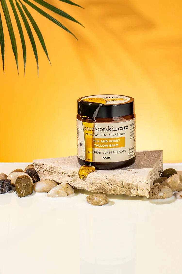 Barefoot Skincare Milk and Honey Tallow Balm 100ml