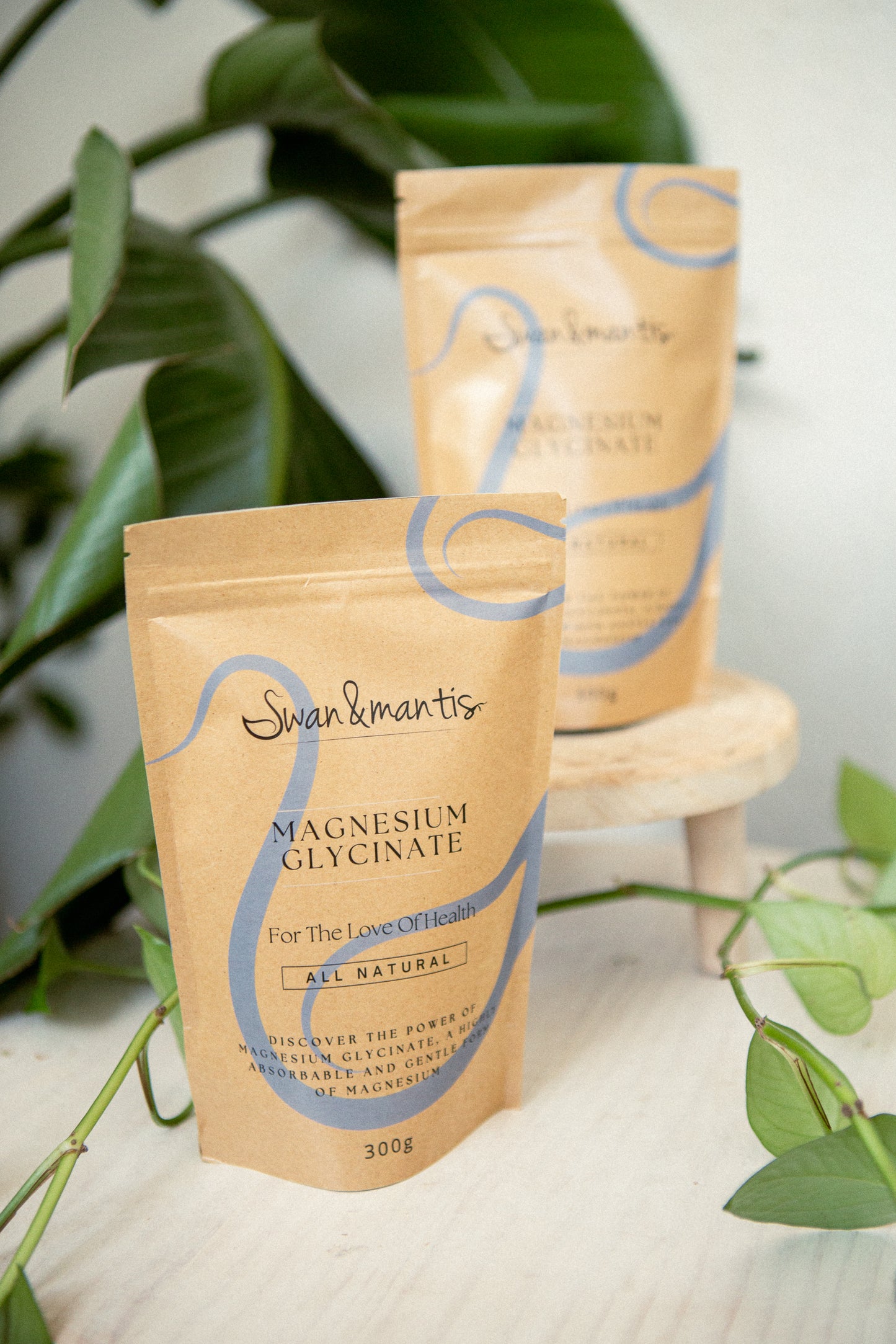 Swan and Mantis Magnesium Glycinate REFILL 300g