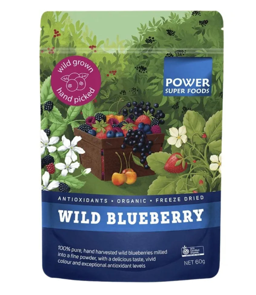 Power Super Foods Wild Blueberry 180