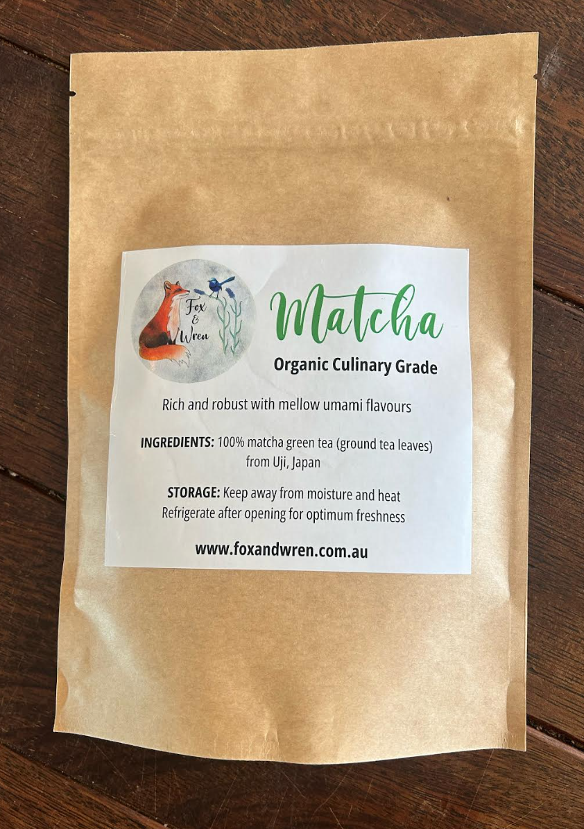 Fox and Wren Organic Culinary Matcha 125g POUCH