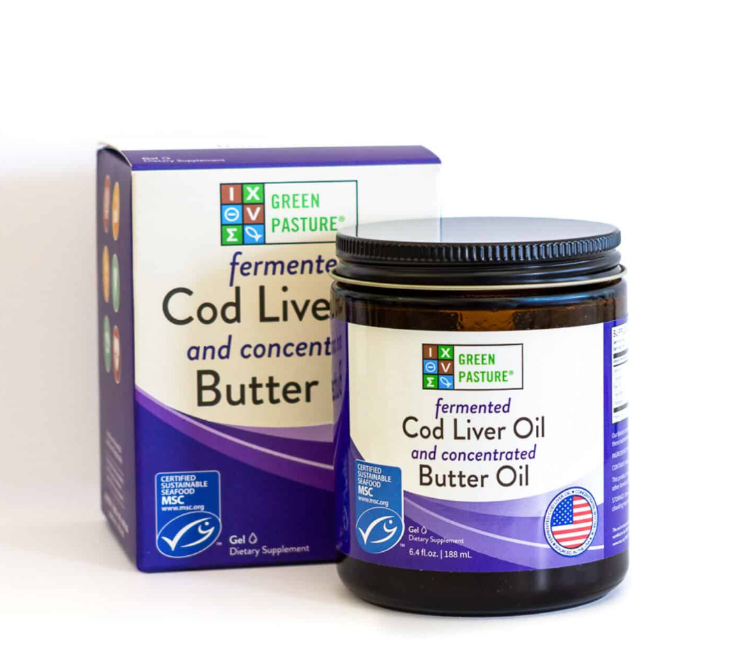 Green Pasture Fermented Cod Live Oil on / Butter Oil Chocolate 188ml