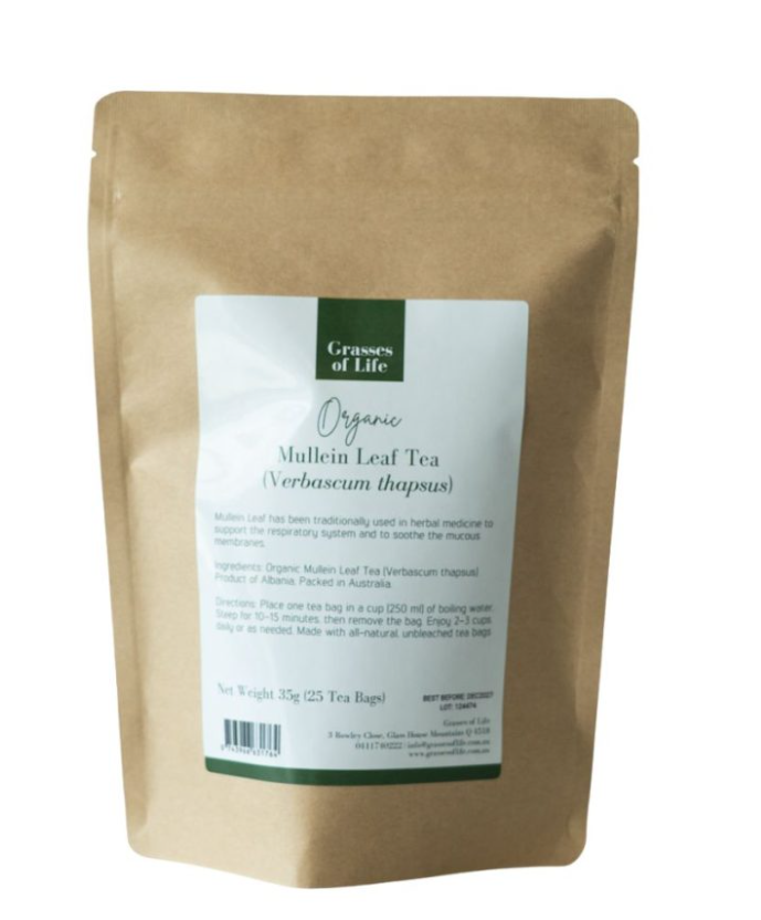 Grasses of Life Organic Mullein Leaf Tea