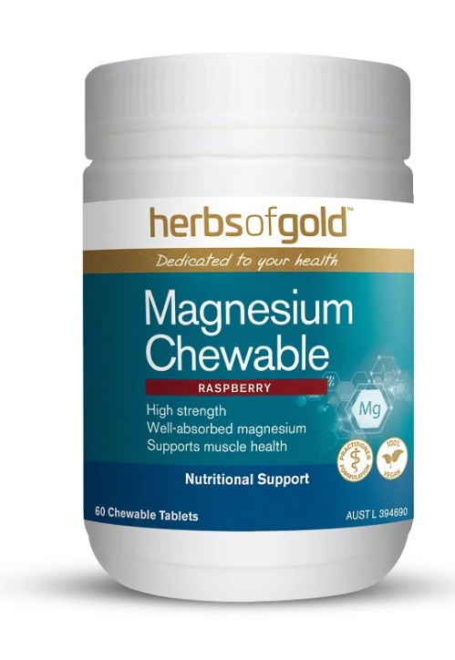Herbs of Gold Magnesium Chewable 60