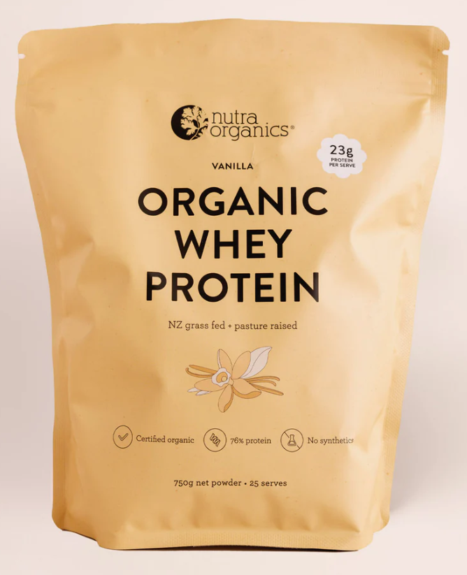 NUTRA ORGANICS Organic Whey Protein Vanilla 750g