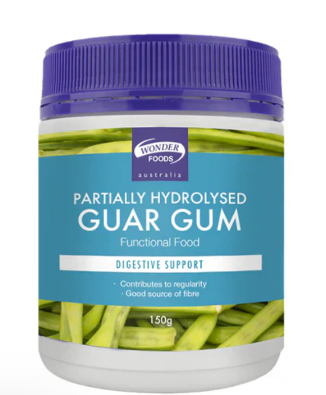 WONDER FOODS Partially Hydrolised Guar Gum 300g