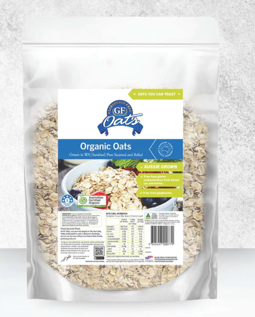 Gloriously Free GF Organic Oats 1kg
