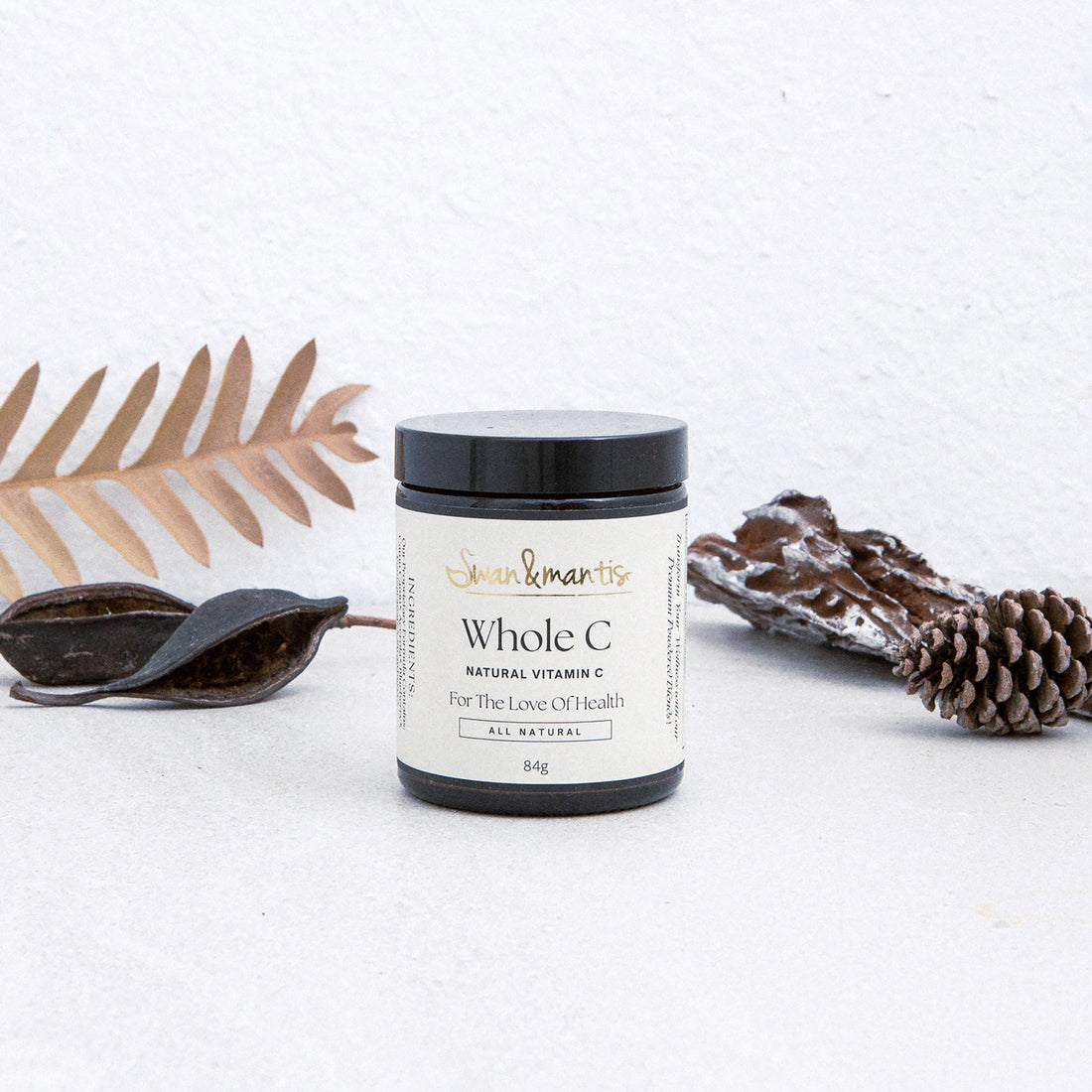 Swan and Mantis Whole Food Vitamin C 84g