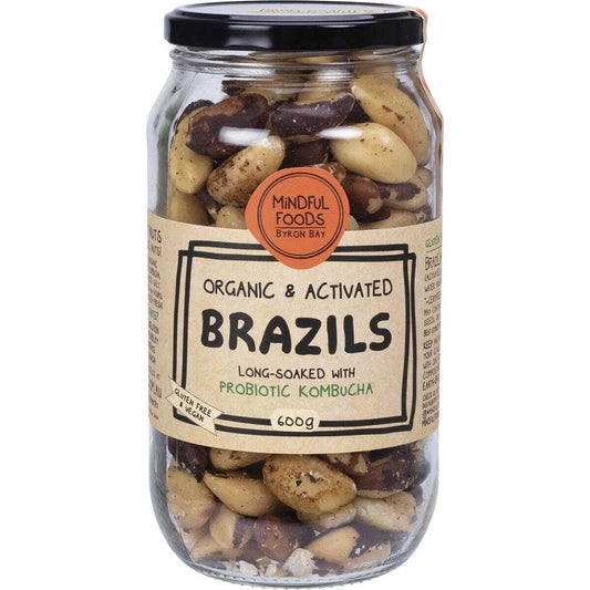 Mindful Foods Organic and Activated Brazils 600g