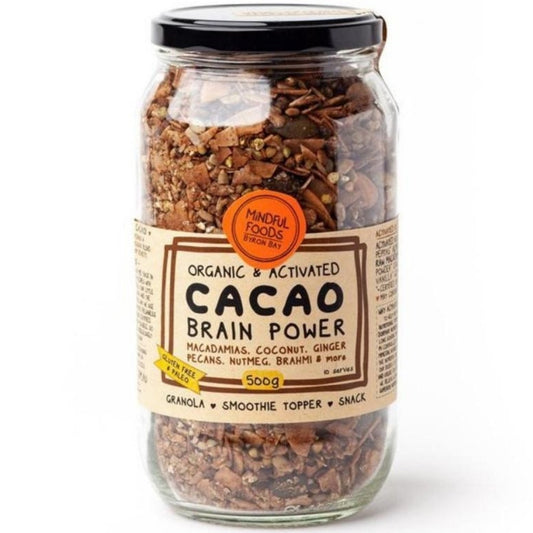 MINDFUL FOODS Cacao Brain Power Granola Organic amd Activated 450g