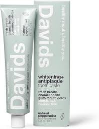 Davids Hydroxi Toothpaste Whitening and Antiplaque PEPPERMINT 149g