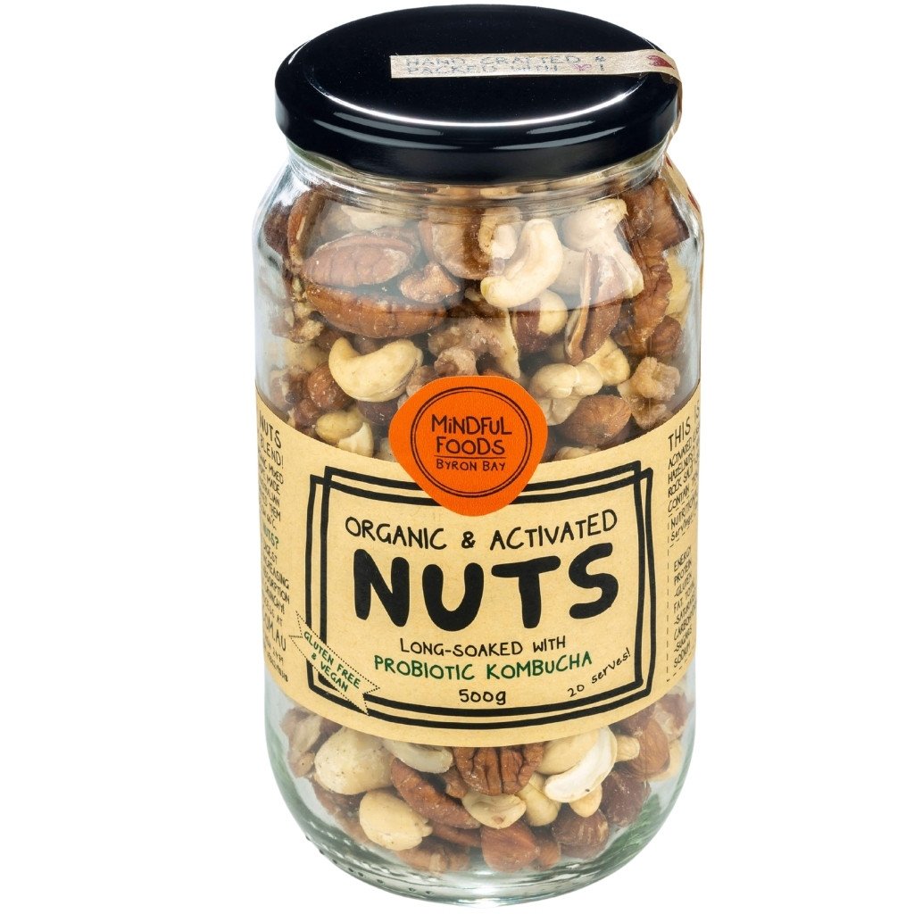 MINDFUL FOODS Mixed Nuts Organic and Activated 500g