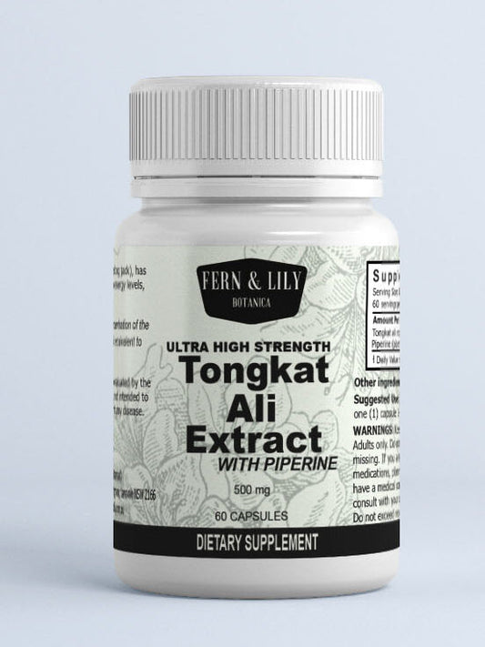 Fern and Lily Tongkat Ali Extract 500mg 60s