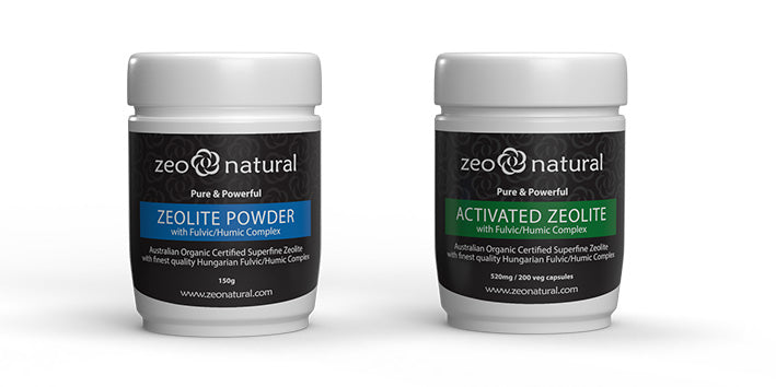 Zeo Naturals Zeolite Activated Capsules plus Fulvic and Humic Acid 200s