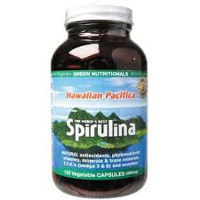 Green Nutritionals Hawaiin Pacifica Spirulina 120caps