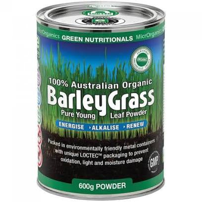 Green Nutritionals Australian Organic Barleygrass 600g