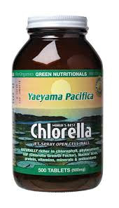 Green Nutritionals Yaeyama Chlorella 500 tabs