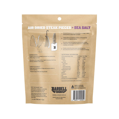 Barbell Air Dried Steak 200g Sea Salt