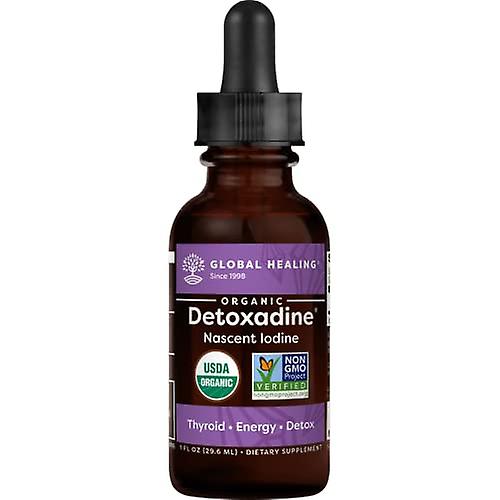Global Healing Detoxadine Nascent Iodine Supplement 1ozc