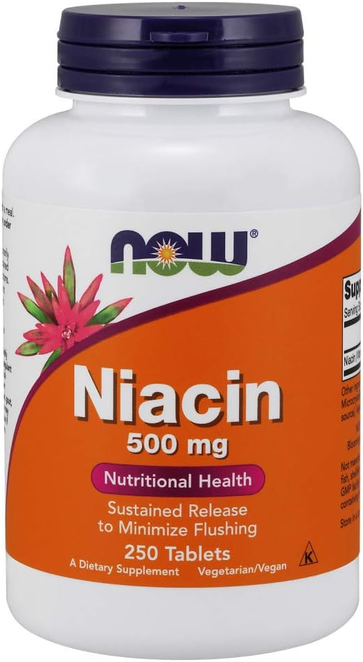 NOW Niacin 500mg 250tab