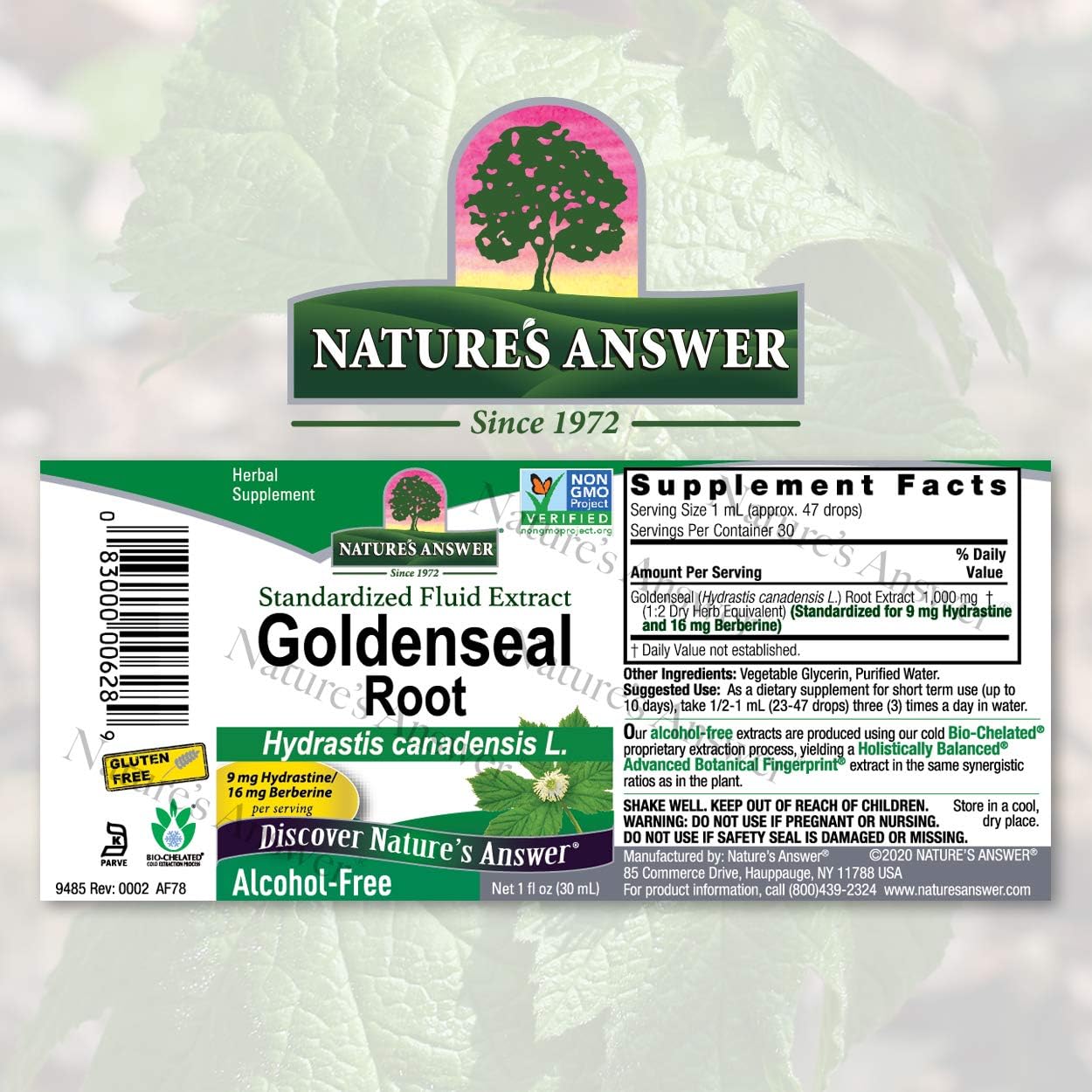 Natures Answer Goldenseal Extract 30mL