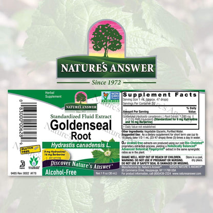 Natures Answer Goldenseal Extract 30mL