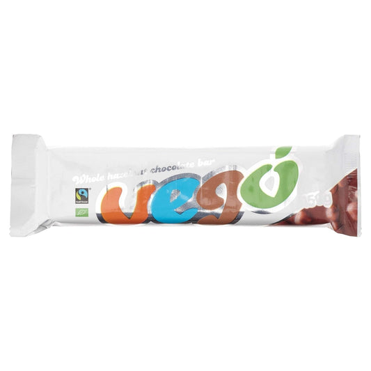 Vego Organic Hazelnut Chocolate Bar 150g