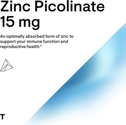 Thorne Research Zinc Picolinate 15mg 60s