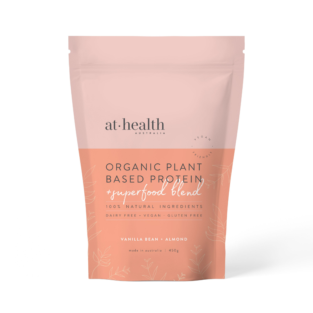 At Health Organic Plant Based Protein Plus Superfood Vanilla Bean And at-health-organic-plant-based-protein-plus-superfood-vanilla-bean-and
