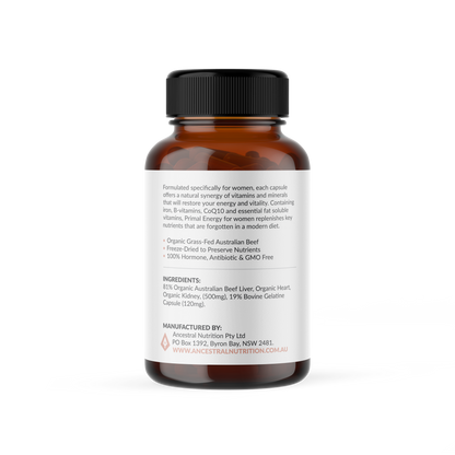 Ancestral Nutrition Primal Energy WOMENS 120s