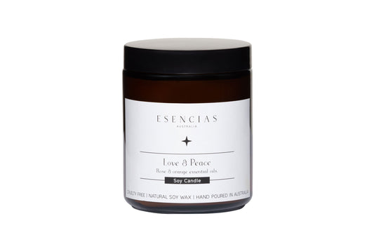 Esencias Love & Peace Soy Candle