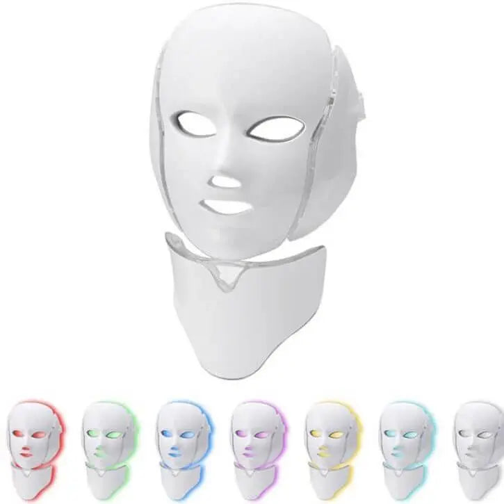 Therapy Lights 7 Colour LED Neck and Face Mask TLA DPL PDT