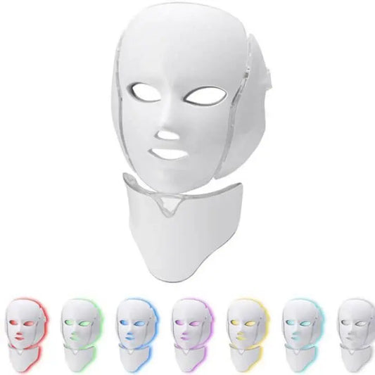Therapy Lights 7 Colour LED Neck and Face Mask TLA DPL PDT