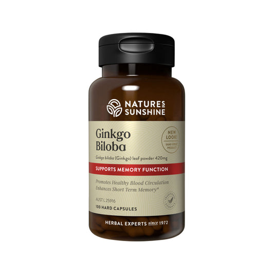 Natures Sunshine Ginkgo Biloba 420mg 100 caps