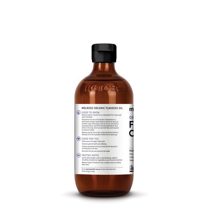 Melrose Organic Flaxseed Oil 500ml