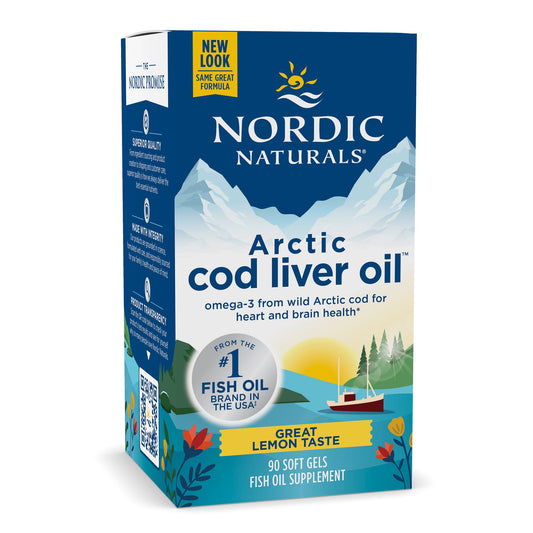 Nordic Naturals Arctic Cod Liver Oil Lemon 90 caps