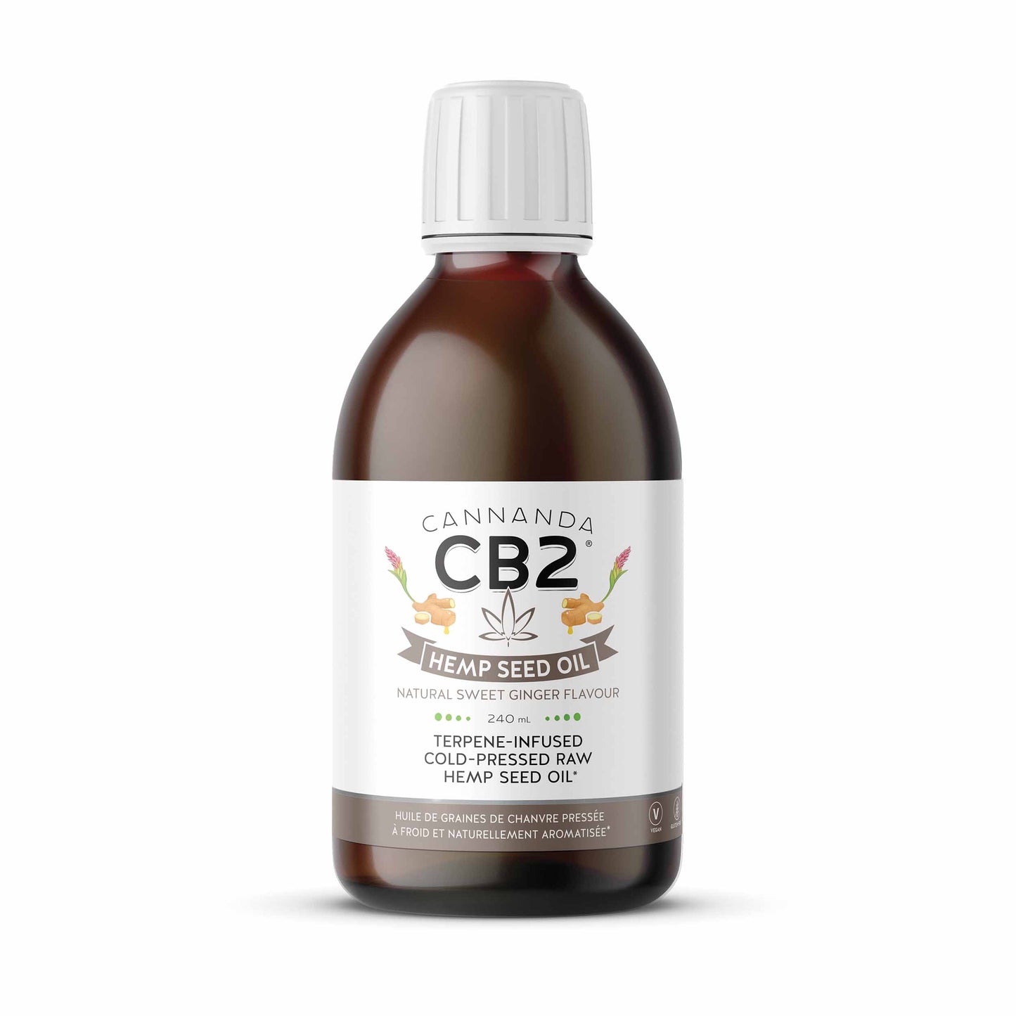 Cannanda CB2 Hemp Seed Oil SWEET GINGER 240ml