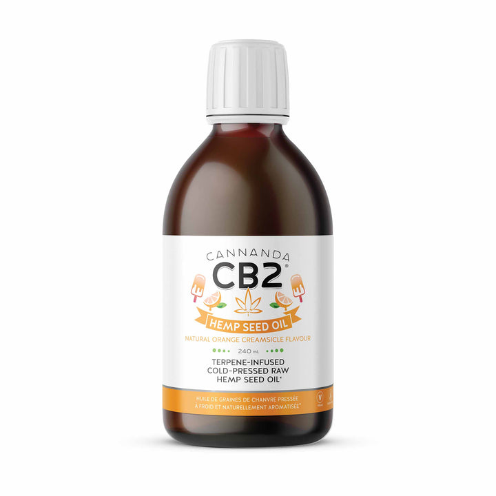 Cannanda CB2 Hemp Seed Oil ORANGE 240ml