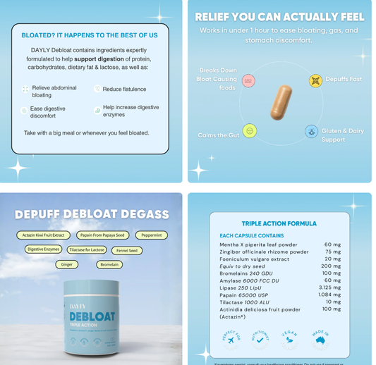 Gut Dayly Debloat Blister pack 10 caps
