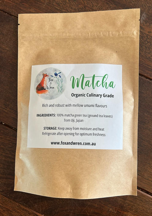 Fox and Wren Organic Culinary Matcha 125g POUCH